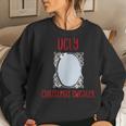 Ugly Christmas Sweater With Mirror Graphic Women Sweatshirt Gifts for Her