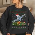 Xmas Lighting Tree Santa Ugly Airplane Christmas Women Sweatshirt Gifts for Her