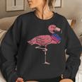 Gay Lgbt Flamingo Cute Bisexual Flag Color Bird Lover Women Sweatshirt Gifts for Her