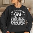 Girl Out Of Canastota Ny New York Home Roots Usa Women Sweatshirt Gifts for Her