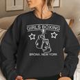 Girls-Boxing-Bronx-Ny-Rachel-Costume Women Sweatshirt Gifts for Her