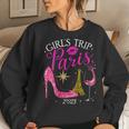 Girls Trip Paris 2023 Weekend Birthday Squad Women Sweatshirt Gifts for Her