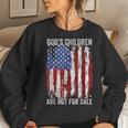 Gods Children Are Not For Sale Saying Gods Children Women Sweatshirt Gifts for Her