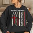 Gods Children Are Not For Sale Vintage Gods Children Quote Women Crewneck Graphic Sweatshirt Gifts for Her