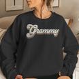Grammy Gifts For Grandma Retro Vintage Mothers Day Grammy Women Crewneck Graphic Sweatshirt Gifts for Her