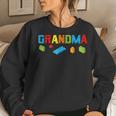 Grandma Master Builder Building Bricks Blocks Family Parents Women Sweatshirt Gifts for Her