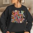 Groovy Child Passenger Safety Technician Instructor Cpst Women Sweatshirt Gifts for Her