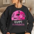 Halloween Flamingo Witch Happy Flamingoween Costume Women Sweatshirt Gifts for Her