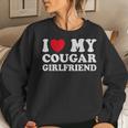 I Heart My Cougar Girlfriend I Love My Cougar Girlfriend Gf Women Sweatshirt Gifts for Her