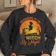 Housekeeping By Day Witch By Night Housekeeping Halloween Women Sweatshirt Gifts for Her