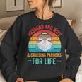 Husband And Wife Cruise Partners For Life Cruising Funny Women Crewneck Graphic Sweatshirt Gifts for Her