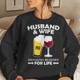 Husband And Wife Drinking Buddies For Life Women Sweatshirt Gifts for Her