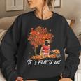 It's Fall Y'all Pug Dog Lovers Thanksgiving Halloween Halloween Women Sweatshirt Gifts for Her