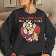 Just A Future Nurse Who Loves Corgi Dog Mom Dad Women Sweatshirt Gifts for Her