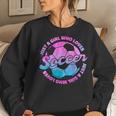 Just A Girl Who Loves Soccer Football Girl Women Sweatshirt Gifts for Her