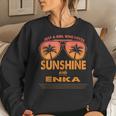 Just A Girl Who Loves Sunshine And Enka For Woman Women Sweatshirt Gifts for Her