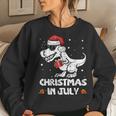 Kids Christmas In July Boys ToddlerRex Dinosaur Women Crewneck Graphic Sweatshirt Gifts for Her