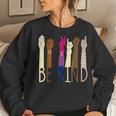 Be Kind Sign Language Hand Talking Lgbt Bisexual Pride Asl Women Sweatshirt Gifts for Her