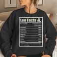 Leo Zodiac Sign Fun Facts Men Women Birthday Women Crewneck Graphic Sweatshirt Gifts for Her