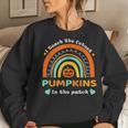 Leopard Rainbow Cute Pumpkins Halloween Fall Teacher Prek Halloween Women Sweatshirt Gifts for Her