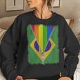 Lgbt Gay Pride Rainbow Brazil Flag Brazilian Women Sweatshirt Gifts for Her