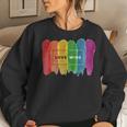 Lgbt Rainbow Gay Pride Lgbtq Equality Love Wins Men Women Women Sweatshirt Gifts for Her