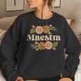 Maestra Proud Hispanic Spanish Teacher Bilingual Teacher Women Sweatshirt Gifts for Her