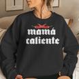 Mama Caliente Hot Mom Red Peppers Streetwear Fashion Baddie Women Sweatshirt Gifts for Her