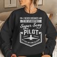 Married With A Super Sexy Pilot Aviator Wife Couple Women Sweatshirt Gifts for Her