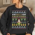Mele Kalikimaka Christmas Ugly Sweater Costume Santa Women Sweatshirt Gifts for Her