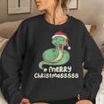 Merry Christmasss Snake Serpent Ugly Christmas Sweater Women Sweatshirt Gifts for Her