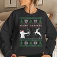 Merry Huntmas Deer Hunting Christmas Ugly Sweater Style Women Sweatshirt Gifts for Her