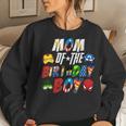 Mom Of The Superhero Birthday Boy Super Hero Family Party Women Crewneck Graphic Sweatshirt Gifts for Her