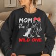 Mom Of The Wild One Mamasaurus Dinosaur T-Rex Women Sweatshirt Gifts for Her