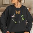 Monarch Life Cycle Butterfly Caterpillar Women Sweatshirt Gifts for Her