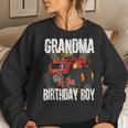 Monster Truck Family Matching Party Grandma Of The Birthday Women Sweatshirt Gifts for Her