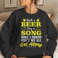 Oktoberfest Drink Beer Sing A Song Make A Friend Women Sweatshirt Gifts for Her