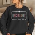 Oncology Nurse Oncology Nurse Nurses Day Women Crewneck Graphic Sweatshirt Gifts for Her