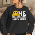 One Happy Dude Uncle Groovy 1St Birthday Family Matching Women Sweatshirt Gifts for Her