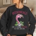 Ph Brothermingo More Awesome Brother Flamingo Family Women Crewneck Graphic Sweatshirt Gifts for Her