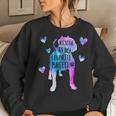 Pitbull Rescue Is My Favorite Breed Watercolor Cute Mom Women Sweatshirt Gifts for Her