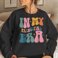 In My Principal Era Groovy Color Women Sweatshirt Gifts for Her