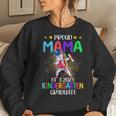 Proud Mama Of A 2023 Kindergarten Graduate Unicorn Women Sweatshirt Gifts for Her