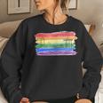 Rainbow Flag Lgbtqia Pride Month 2023 Vancouver Gay Pride Women Sweatshirt Gifts for Her