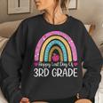 Rainbow Happy Last Day Of 3Rd Grade School Teacher Leopard Women Sweatshirt Gifts for Her Rainbow Happy Last Day Of 3Rd Grade School Teacher Leopard Women Sweatshirt Gifts for Her