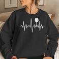 Red Wine Heartbeat Ekg Blue Pinot Noir Women Sweatshirt Gifts for Her
