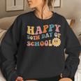 Retro 50 Days Of School 50Th Day Of School Groovy Women Sweatshirt Gifts for Her