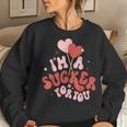 Retro I'm A Sucker For You Vintage Styles Lollipops Women Sweatshirt Gifts for Her