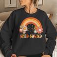 Retro Sped Squad Special Ed Teacher Autism Back To School Women Crewneck Graphic Sweatshirt Gifts for Her