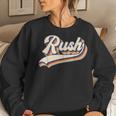 Rush Name Vintage Retro Gift Men Women Boy Girl Women Crewneck Graphic Sweatshirt Gifts for Her